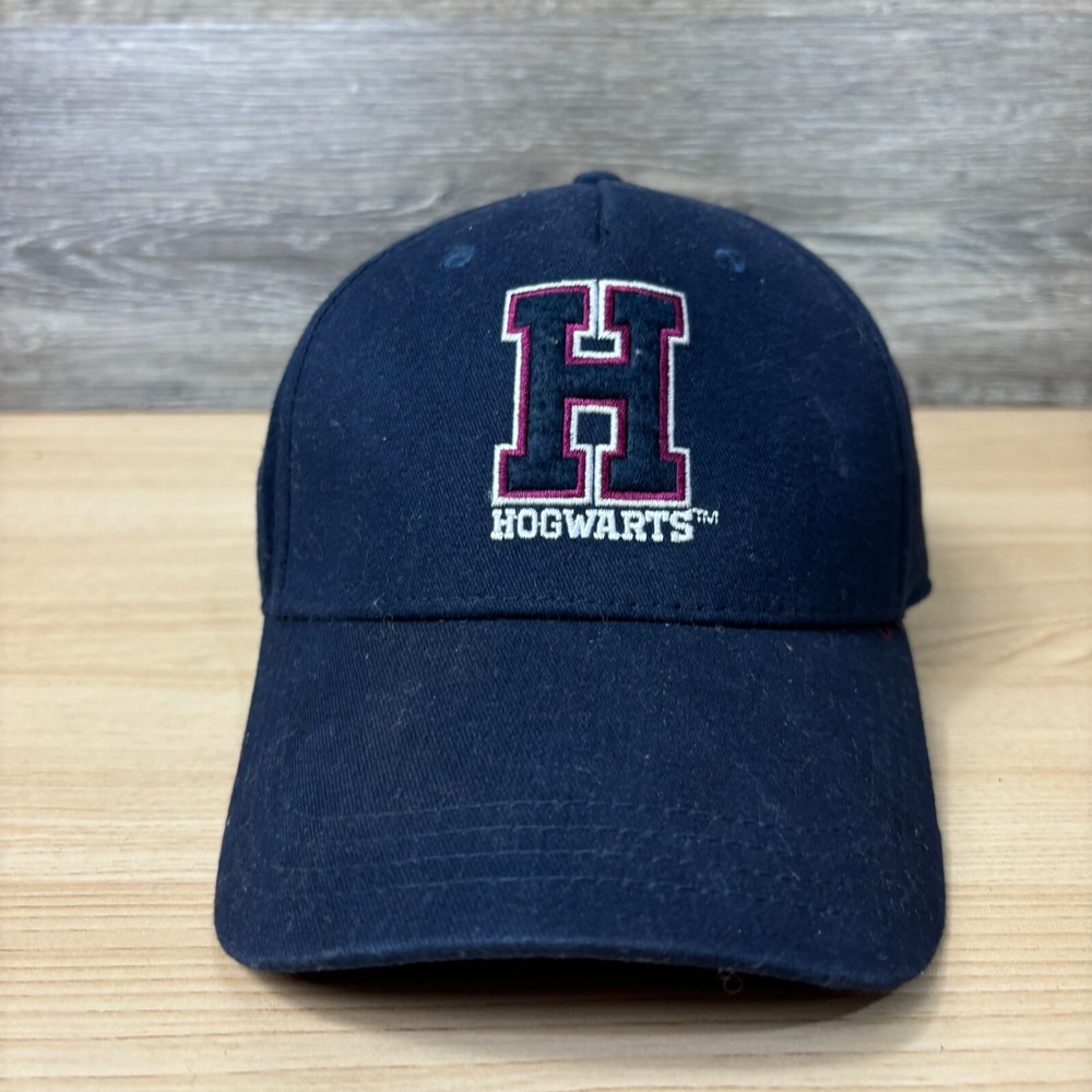 Harry Potter Hat Cap Strap Back Blue Hogwarts Gryffindor Movie Wizard Magic Mens